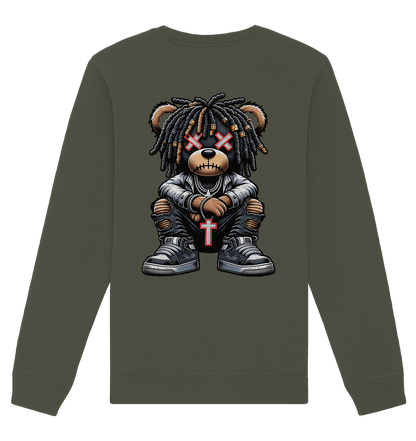 Badass Teddy - Organic Unisex Sweatshirt