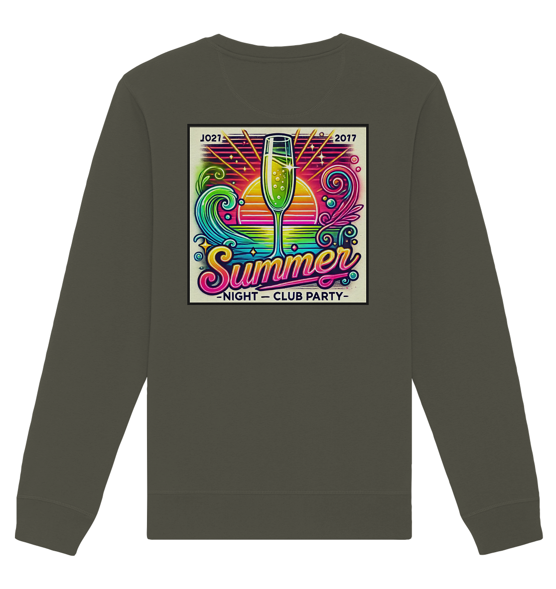 Summer Party Vibes - Organic Unisex Sweatshirt