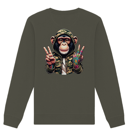 Jungle Ink Monkey - Organic Unisex Sweatshirt