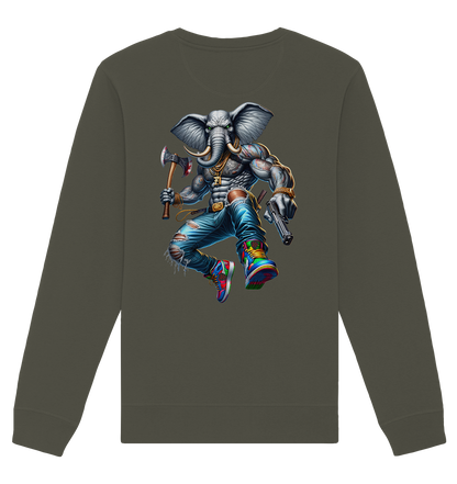 Street King Elefant - Organic Unisex Sweatshirt