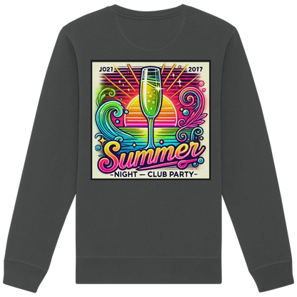 Ambiance fête d'été - Sweat-shirt bio