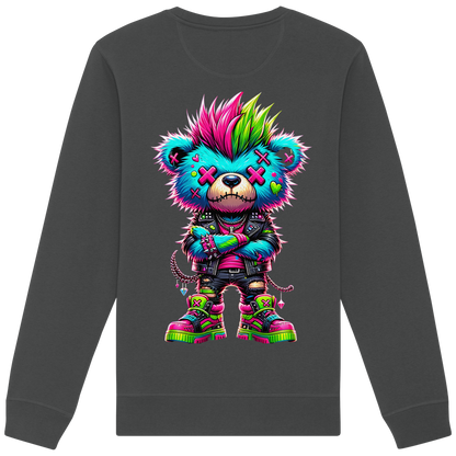 Punk Neon Teddy - Organic Sweatshirt