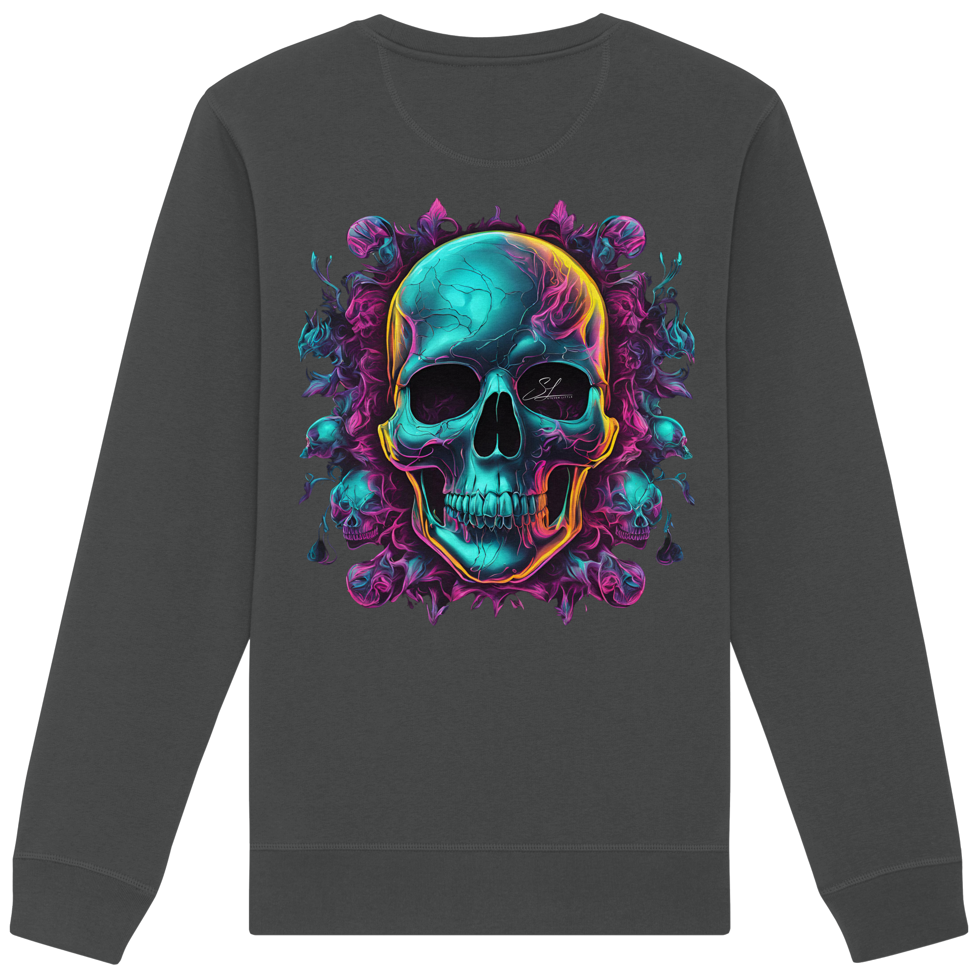 Sweat-shirt bio Crâne Galactique