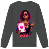 Queen of Hearts - Organic Sweatshirt