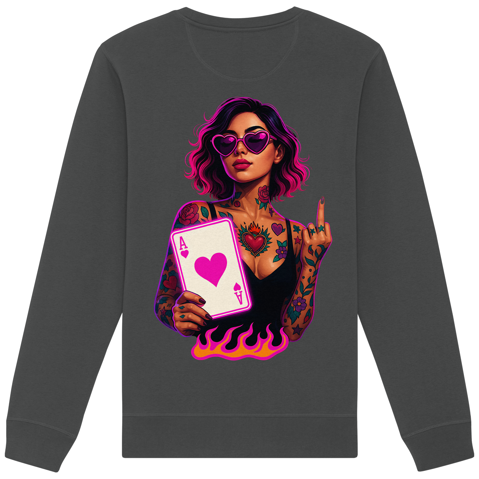 Queen of Hearts - Organic Sweatshirt