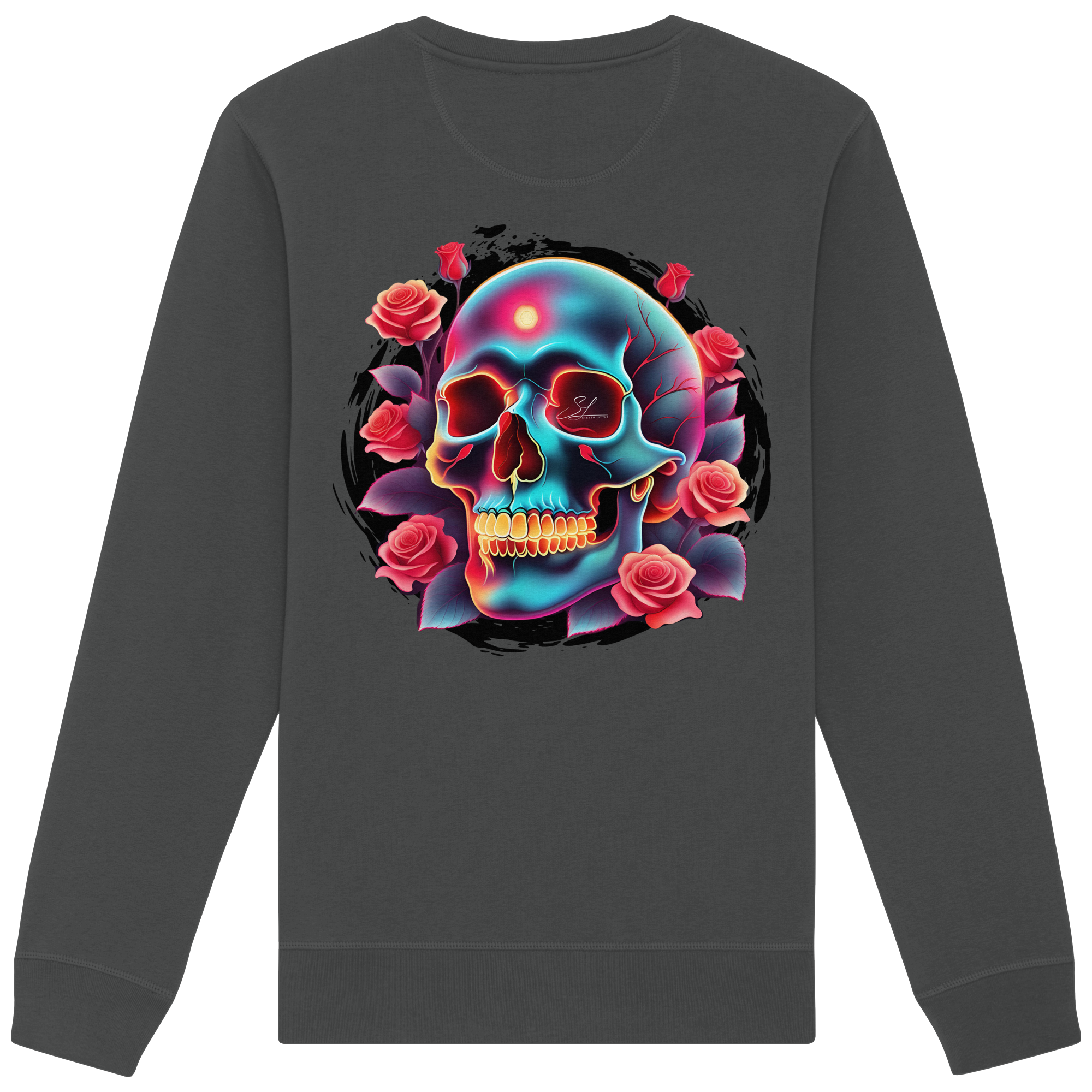 Sweat-shirt bio Glow Skull