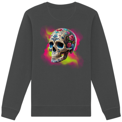 Floral Skull - Organic Sweatshirt
