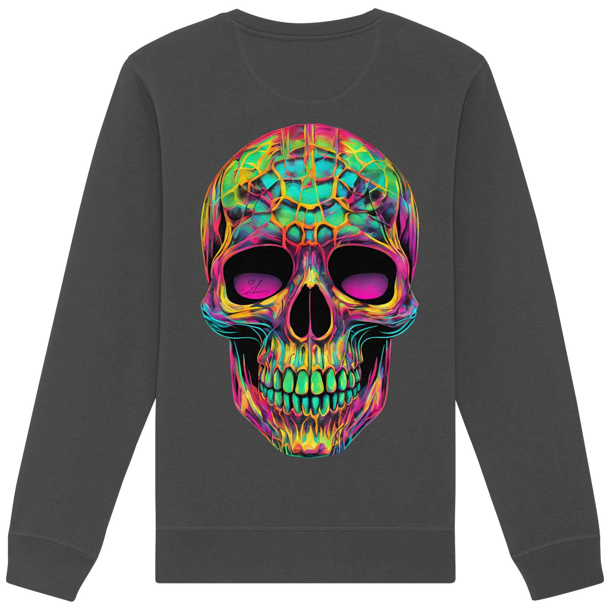 Psychedelic Skull - Organic Sweatshirt