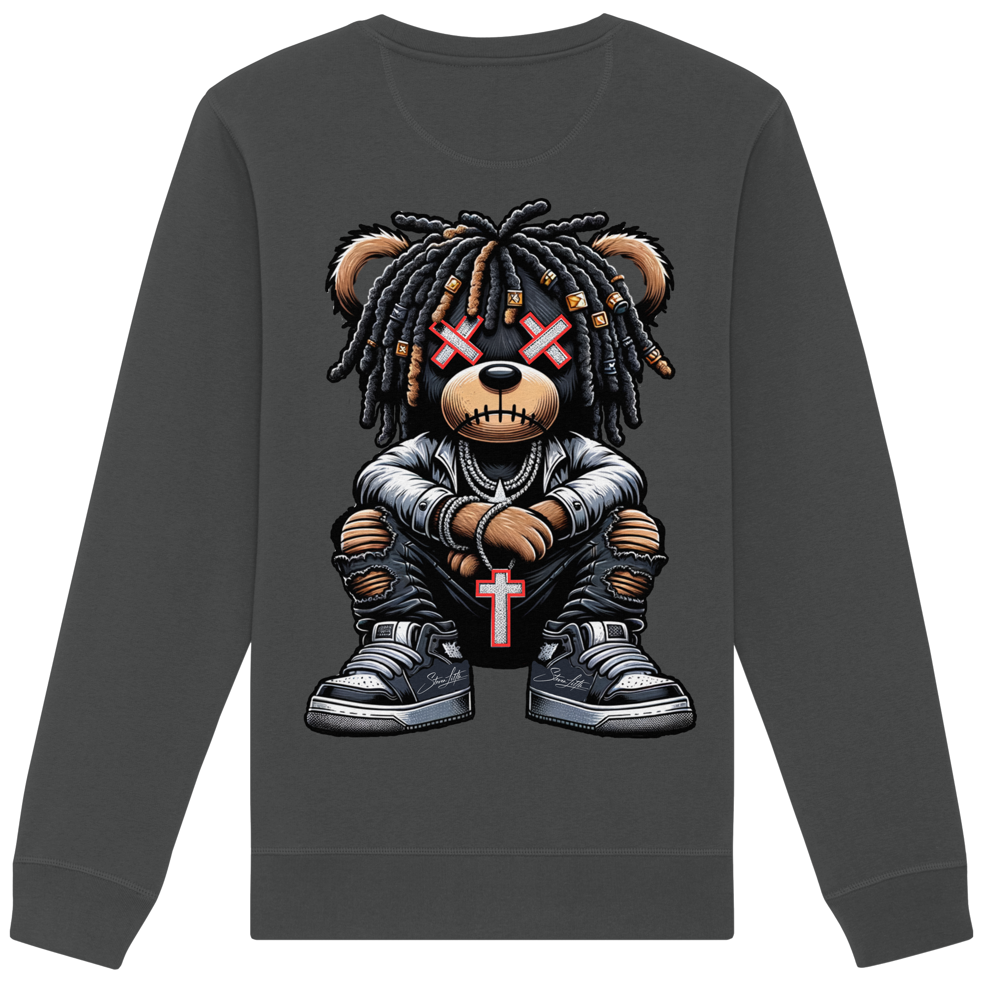 Bad Ass Teddy - Organic Sweatshirt