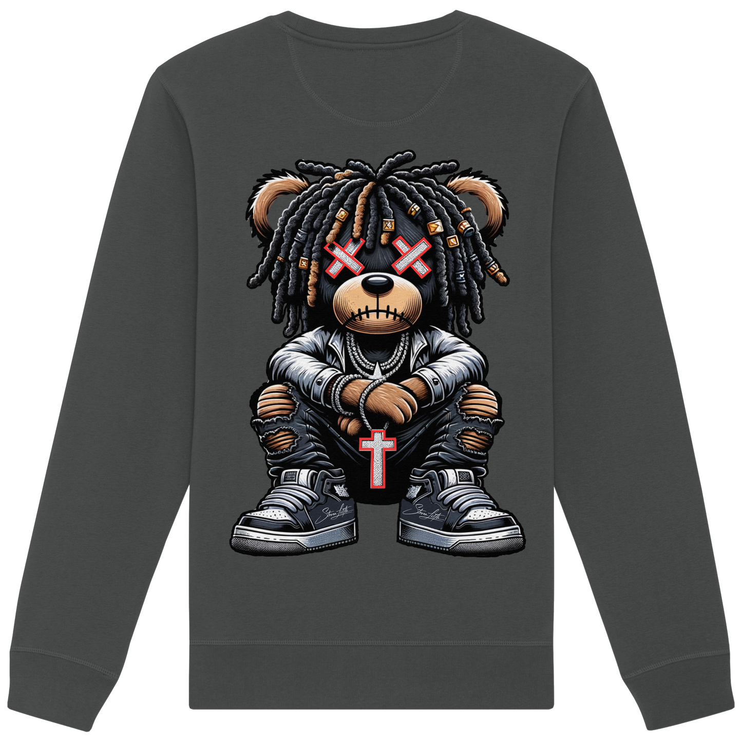 Bad Ass Teddy - Organic Sweatshirt