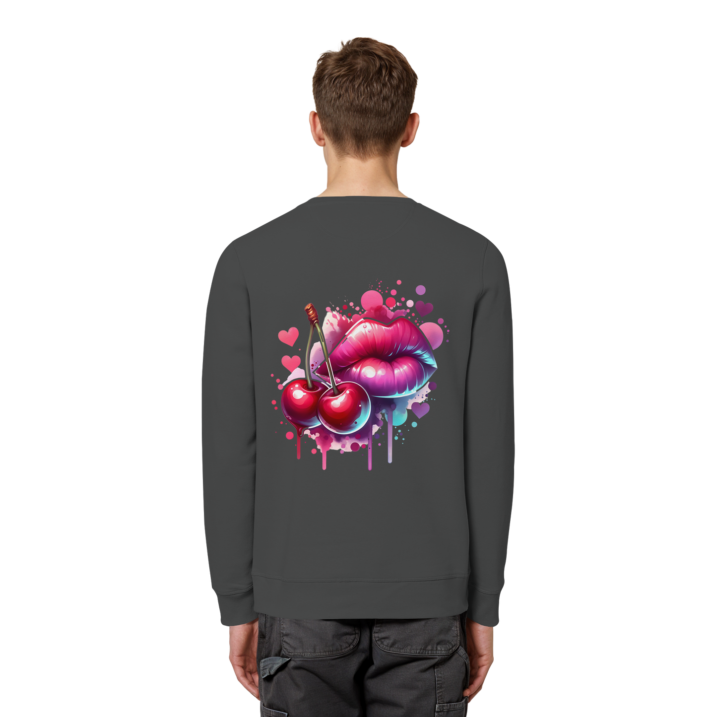 Cherry Kisses - Organic Sweatshirt
