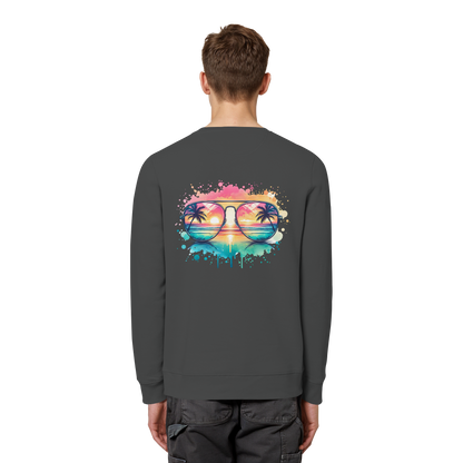 Tropical Sunset Glasses - Organic Sweatshirt