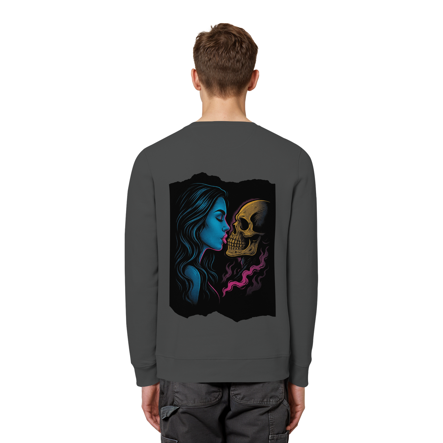 Kissing Skull - Organic Sweatshirt