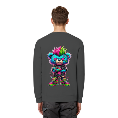 Punk Neon Teddy - Organic Sweatshirt