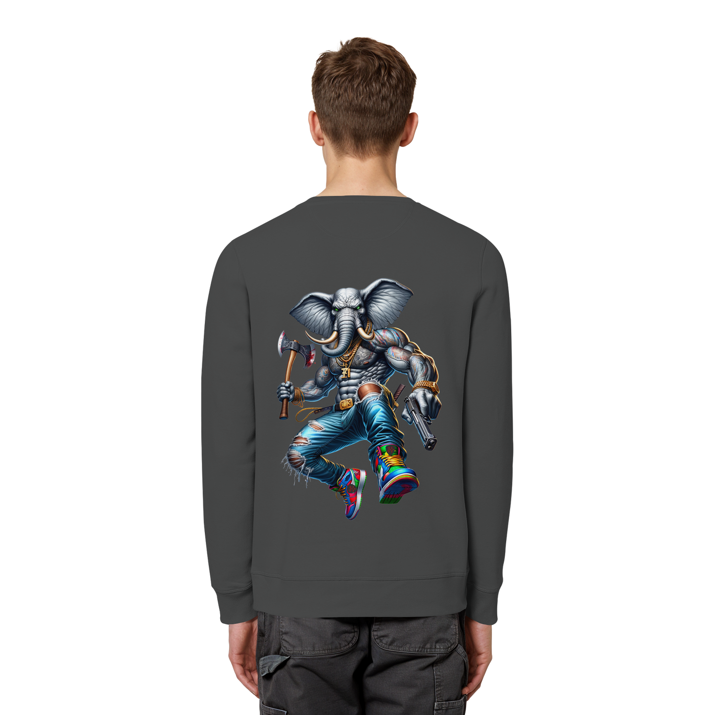 Elephant Warrior - Organic Sweatshirt