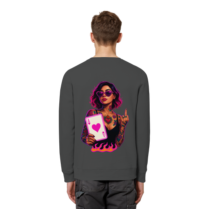 Queen of Hearts - Organic Sweatshirt