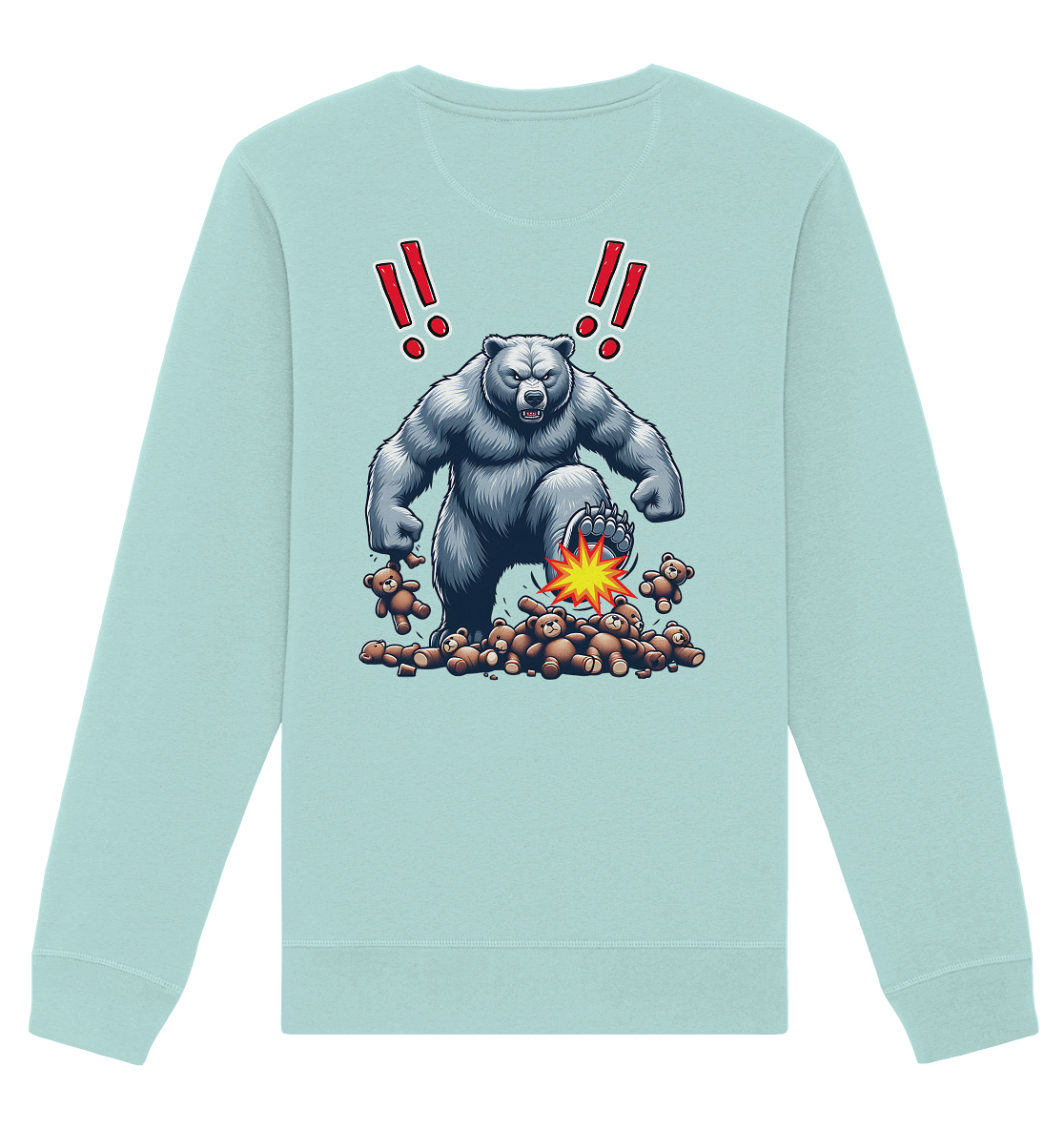 Teddy Terror - Organic Unisex Sweatshirt