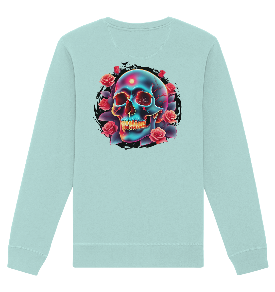 Glow Skull Design - Organic Unisex Sweatshirt