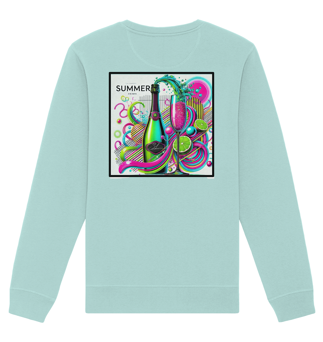 Neon Fresh - Organic Unisex Sweatshirt
