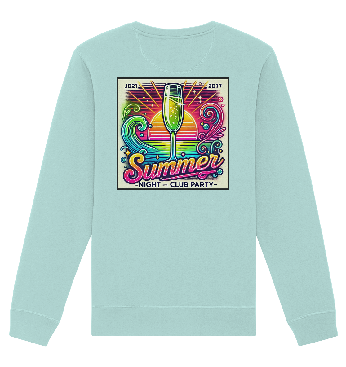Summer Party Vibes - Organic Unisex Sweatshirt