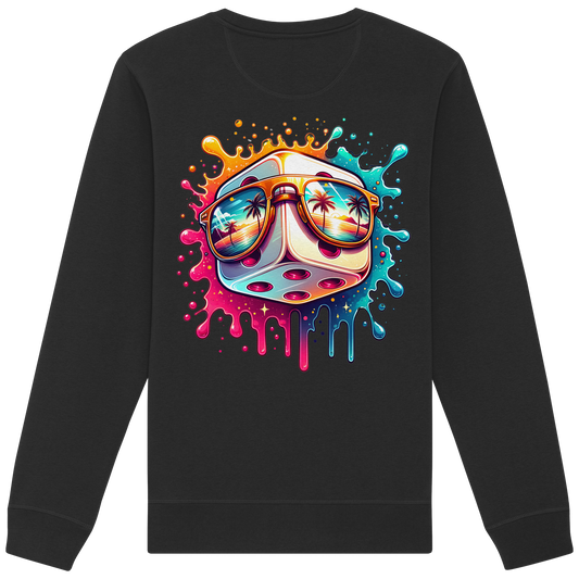 Sunset Vibes Dice - Organic Sweatshirt