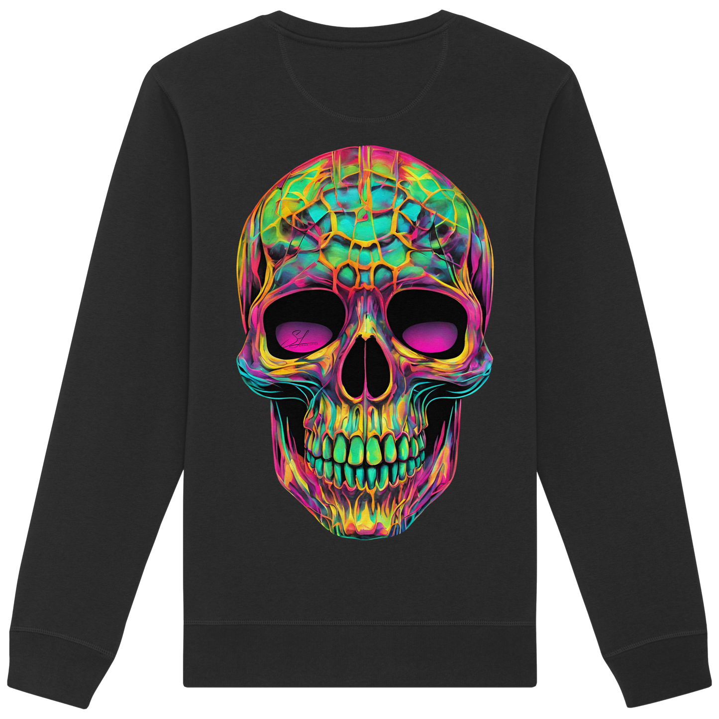 Psychedelic Skull - Organic Sweatshirt