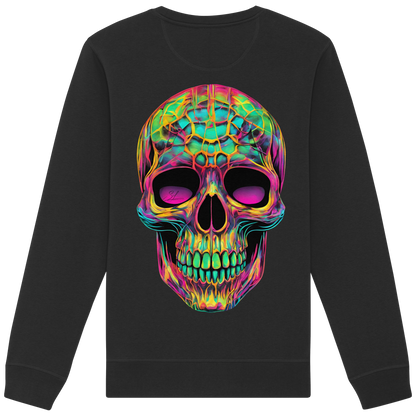 Psychedelic Skull - Organic Sweatshirt