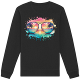 Tropical Sunset Glasses - Organic Sweatshirt