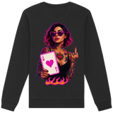 Queen of Hearts - Organic Sweatshirt