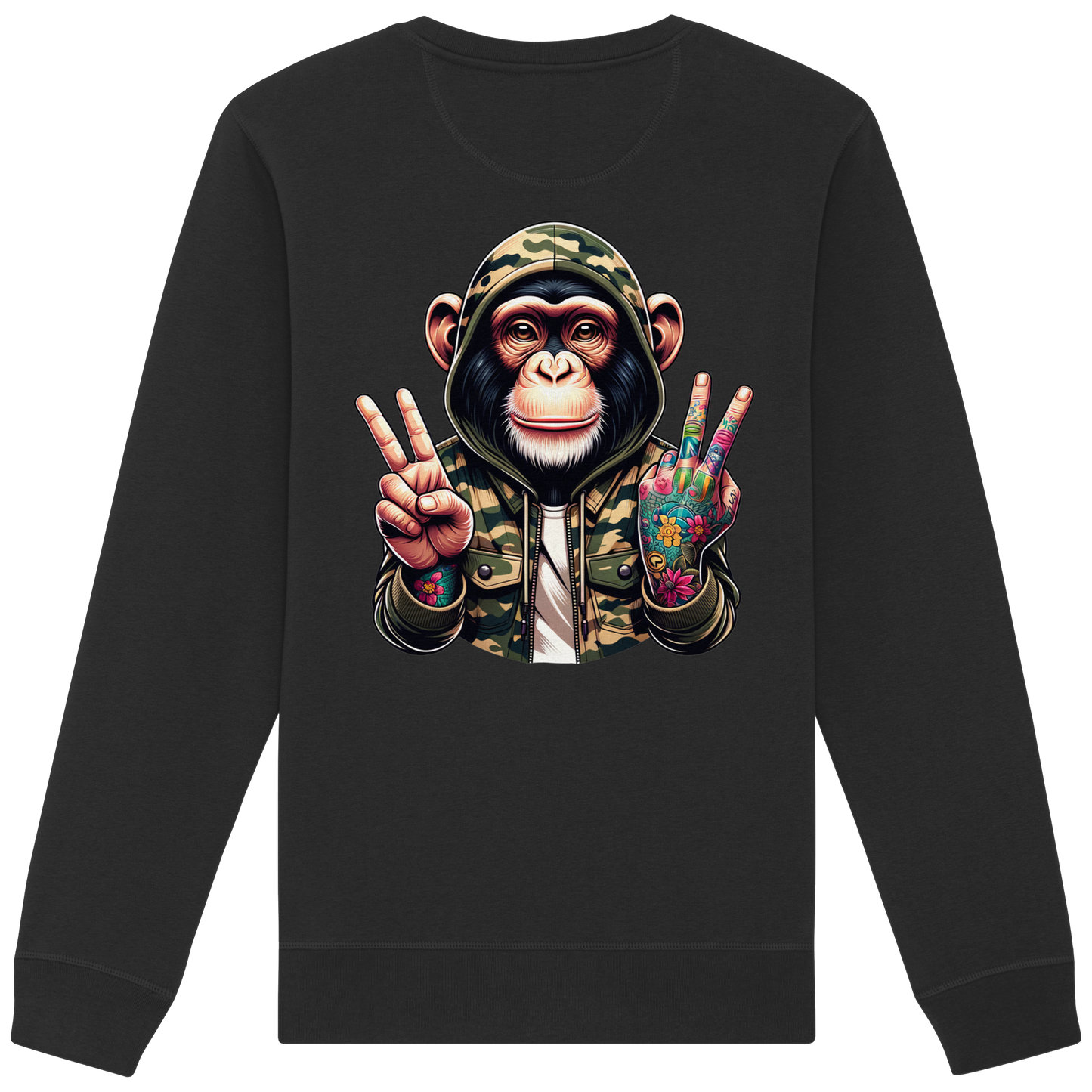 Jungle Ink Monkey - Organic Sweatshirt