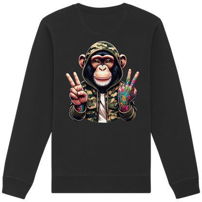 Jungle Ink Monkey - Organic Sweatshirt