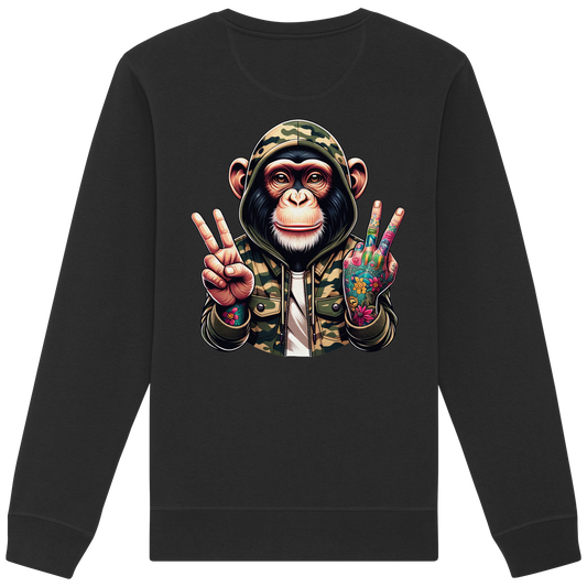 Jungle Ink Monkey - Organic Sweatshirt