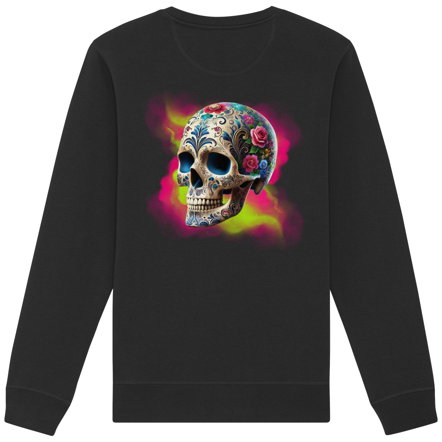 Floral Skull - Organic Sweatshirt