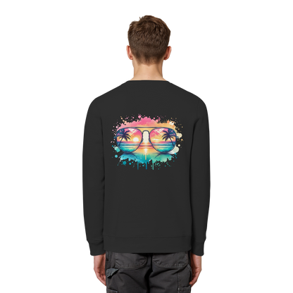 Tropical Sunset Glasses - Organic Sweatshirt