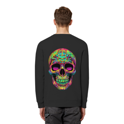 Psychedelic Skull - Organic Sweatshirt