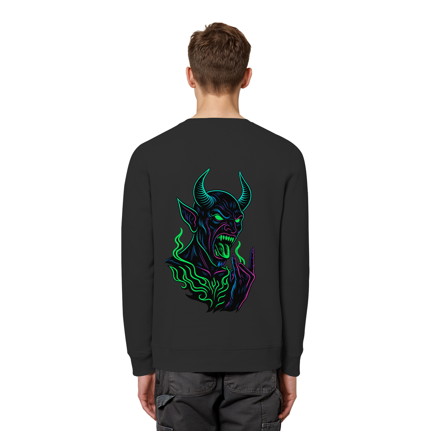 Neon Hellfire - Organic Sweatshirt