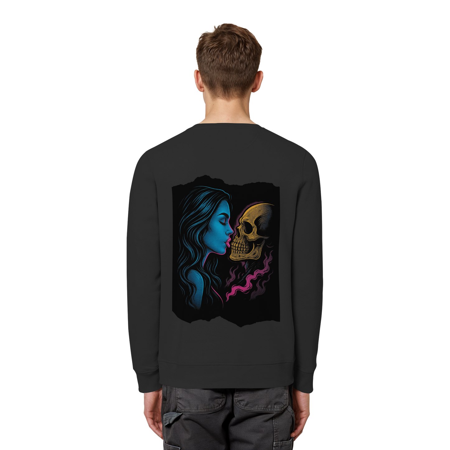 Kissing Skull - Organic Sweatshirt
