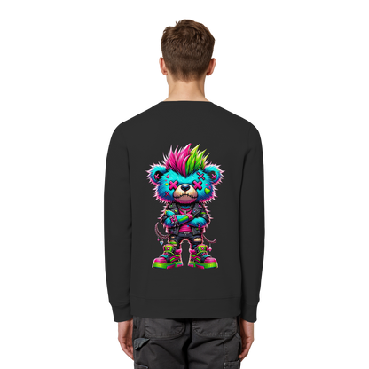 Punk Neon Teddy - Organic Sweatshirt