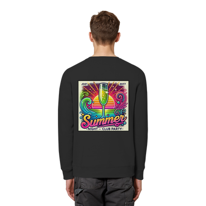 Ambiance fête d'été - Sweat-shirt bio