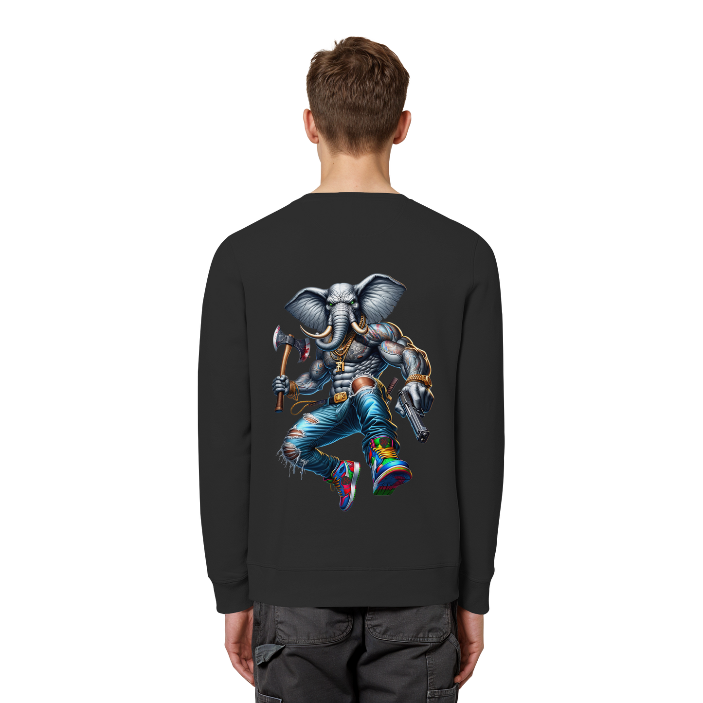 Elephant Warrior - Organic Sweatshirt