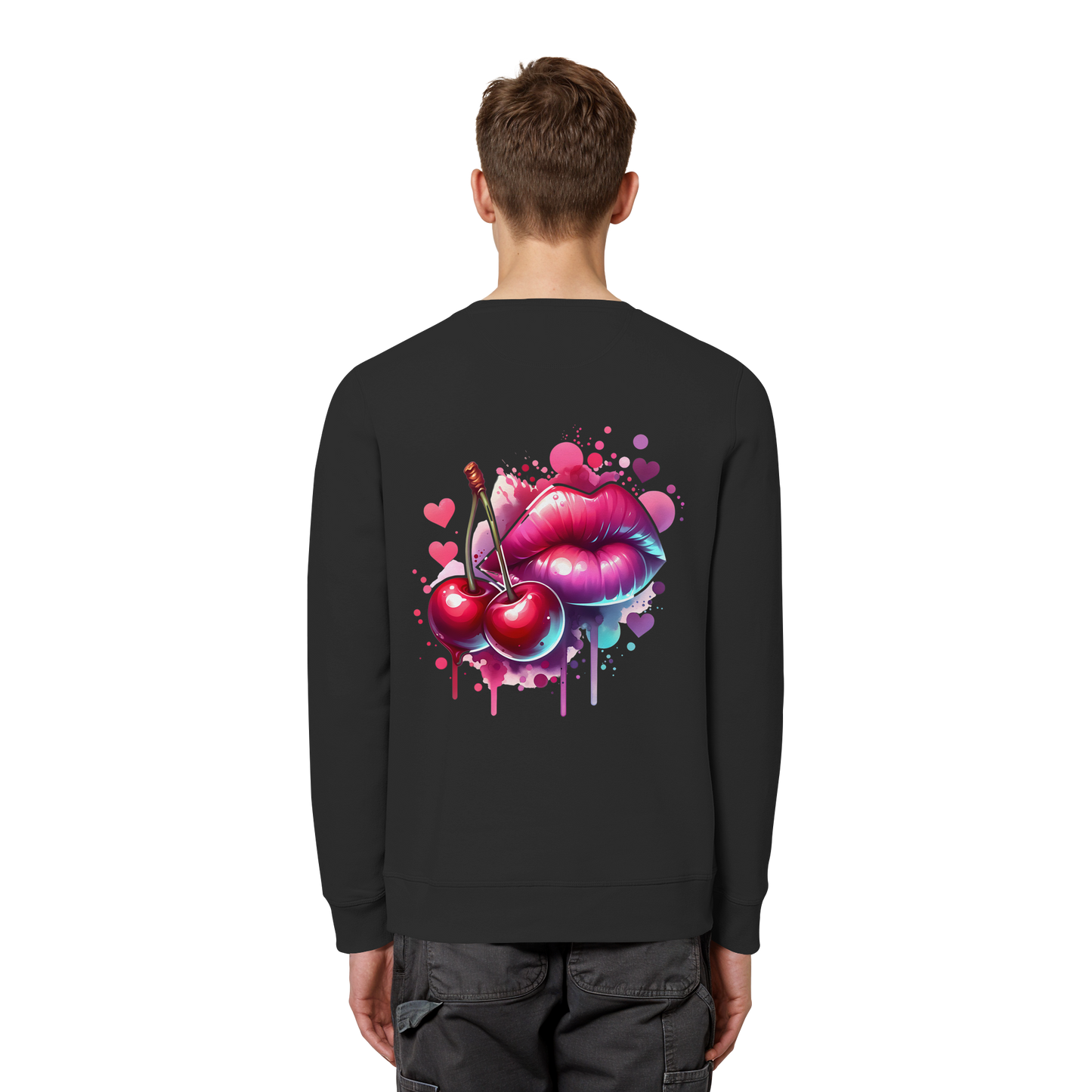 Cherry Kisses - Organic Sweatshirt