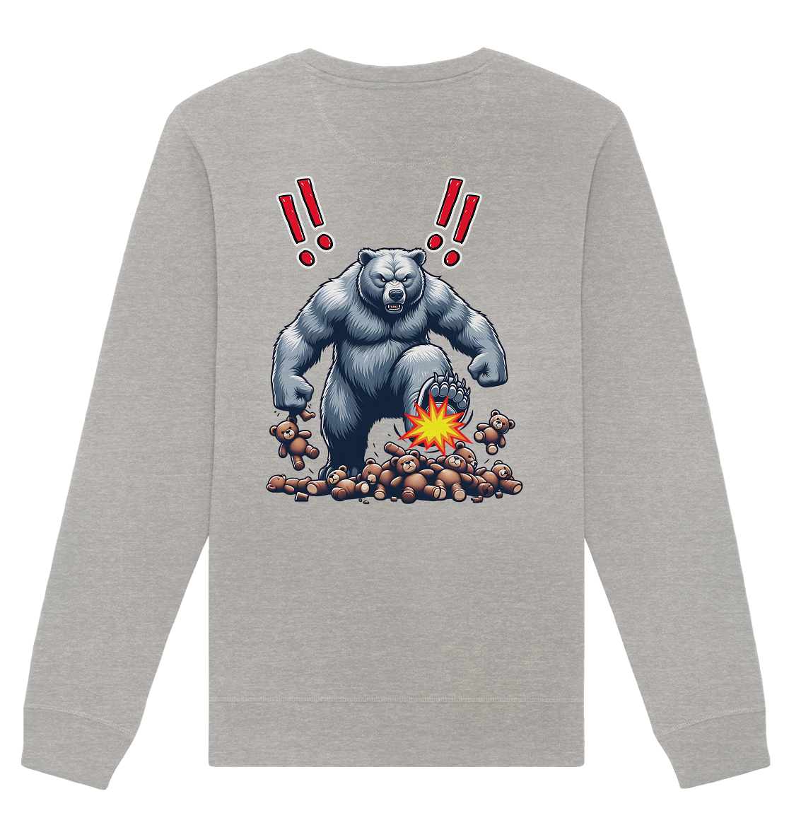 Teddy Terror - Organic Unisex Sweatshirt