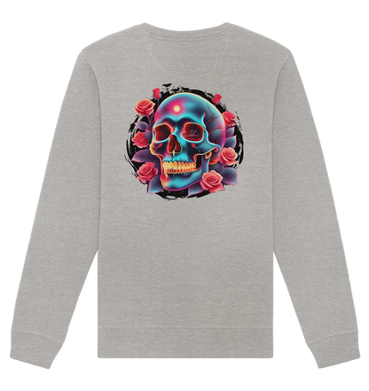 Glow Skull Design - Organic Unisex Sweatshirt