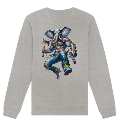 Street King Elefant - Organic Unisex Sweatshirt
