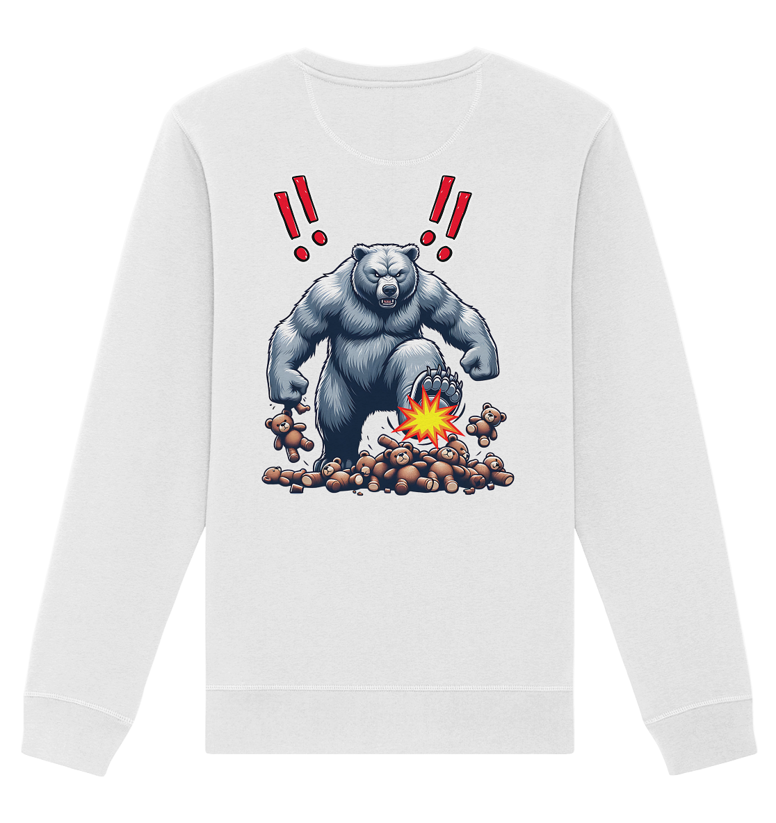 Teddy Terror - Organic Unisex Sweatshirt