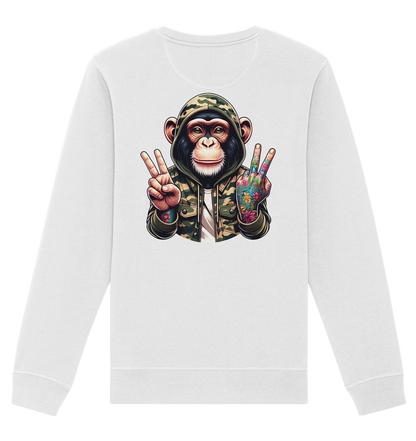 Jungle Ink Monkey - Organic Unisex Sweatshirt