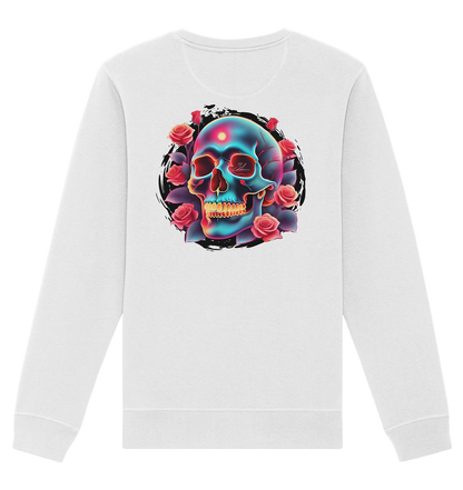 Glow Skull Design - Organic Unisex Sweatshirt