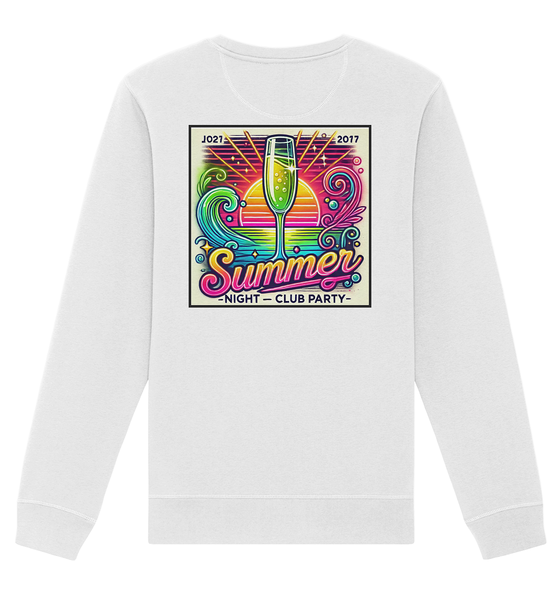 Summer Party Vibes - Organic Unisex Sweatshirt