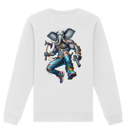 Street King Elefant - Organic Unisex Sweatshirt