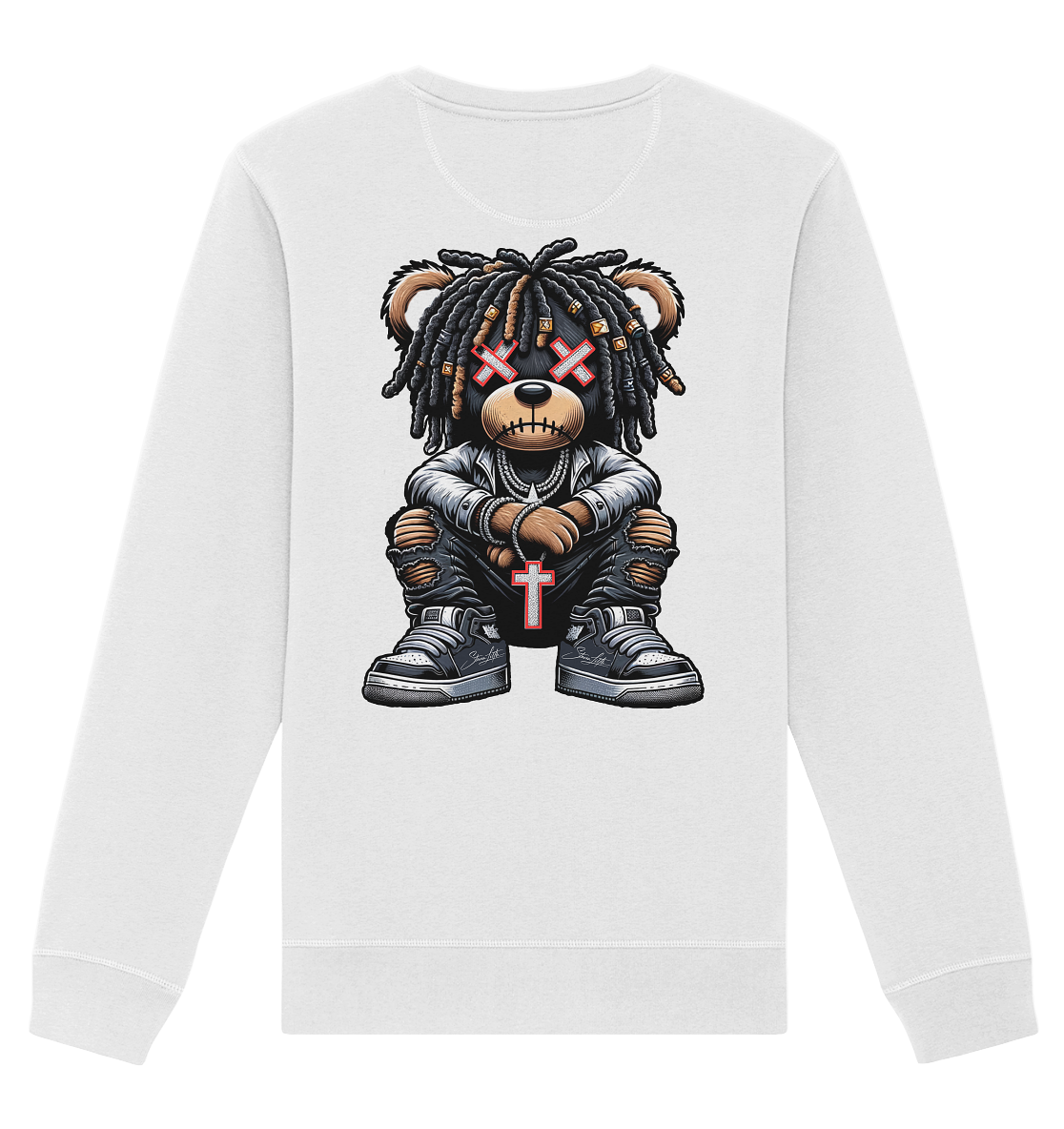 Badass Teddy - Organic Unisex Sweatshirt
